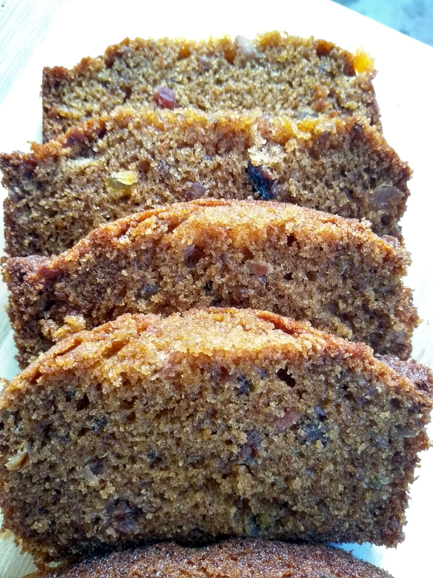 Christmas Wheat Jaggery  Fruit Cake