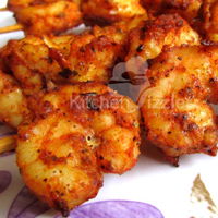 Grilled Prawns With Mixed Herbs
